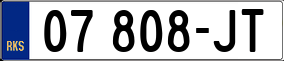 Truck License Plate
